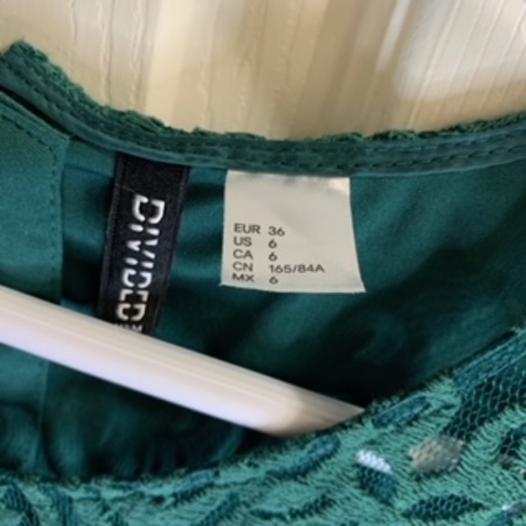 Green Lace dress - Picture 6 of 7